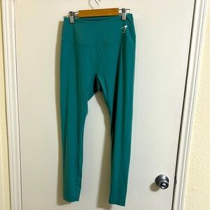 EUC Gymshark Women’s Athletic Teal Leggings Medium